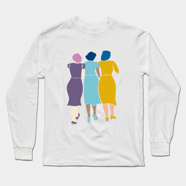 United woman v2 Long Sleeve T-Shirt by candelanieto